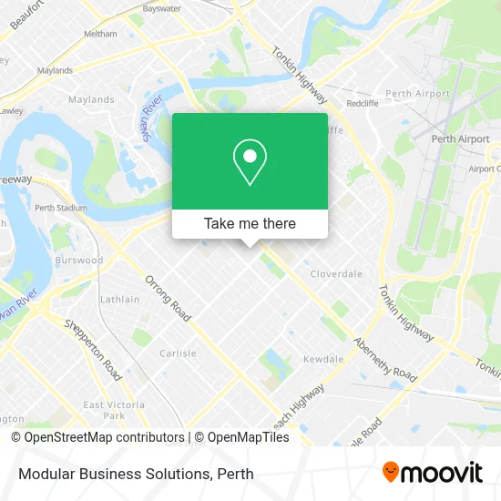 Modular Business Solutions map
