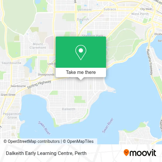 Mapa Dalkeith Early Learning Centre