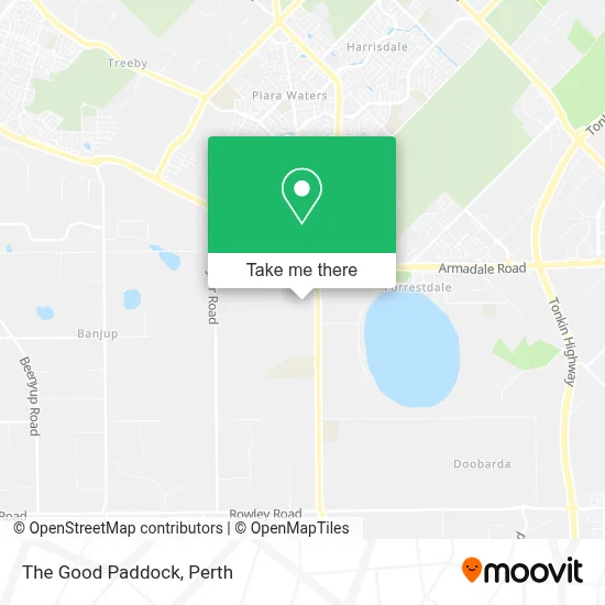 Mapa The Good Paddock