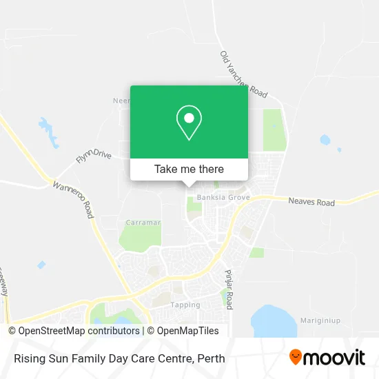 Mapa Rising Sun Family Day Care Centre