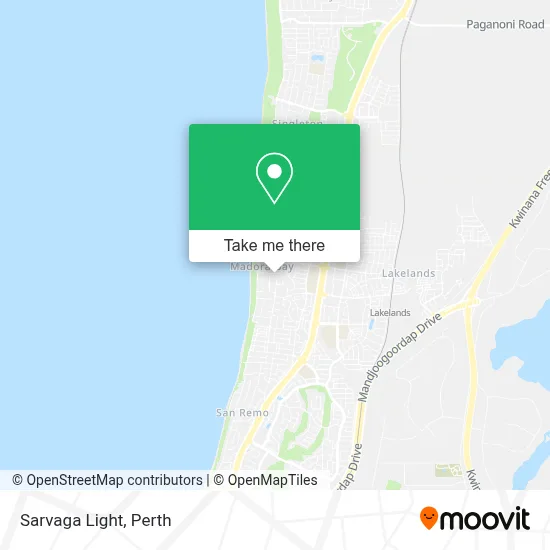 Mapa Sarvaga Light