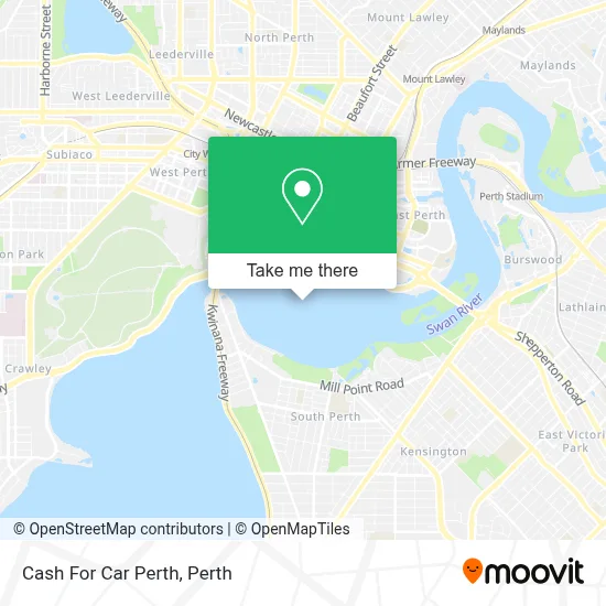 Mapa Cash For Car Perth