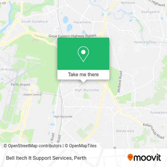 Mapa Bell Itech It Support Services