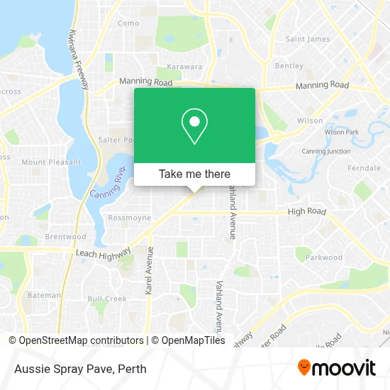 Mapa Aussie Spray Pave