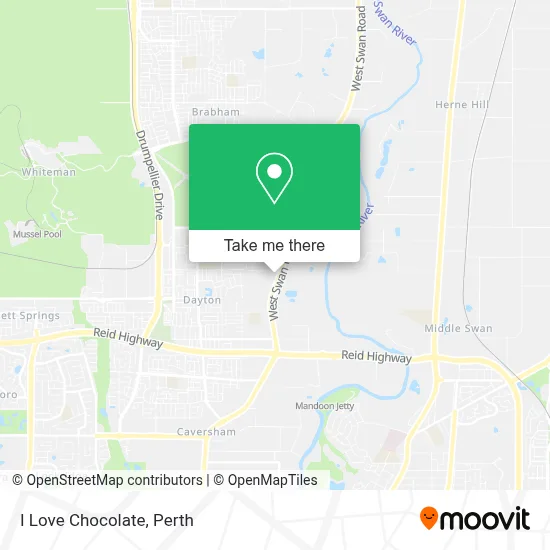 Mapa I Love Chocolate