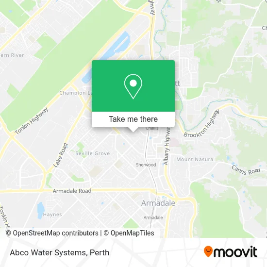Mapa Abco Water Systems