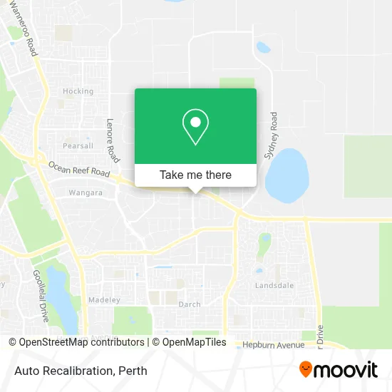 Auto Recalibration map