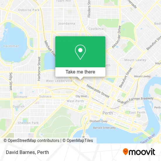 Mapa David Barnes
