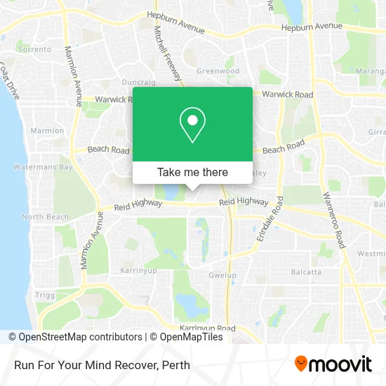 Mapa Run For Your Mind Recover