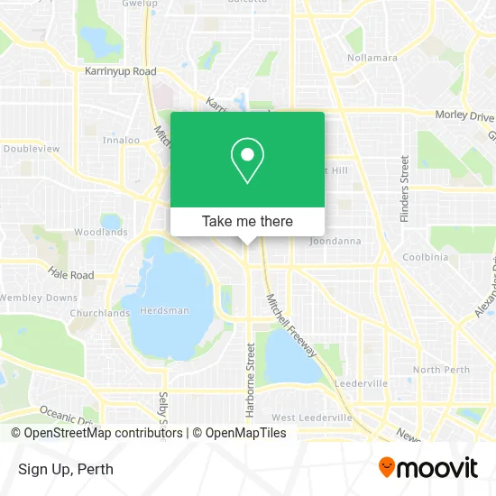 Sign Up map
