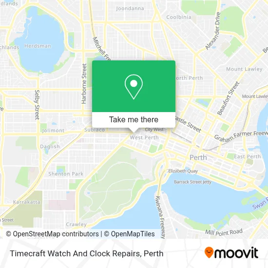 Timecraft Watch And Clock Repairs map
