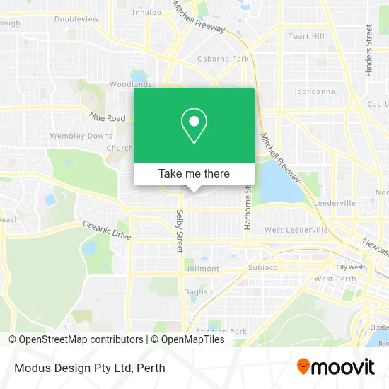Modus Design Pty Ltd map