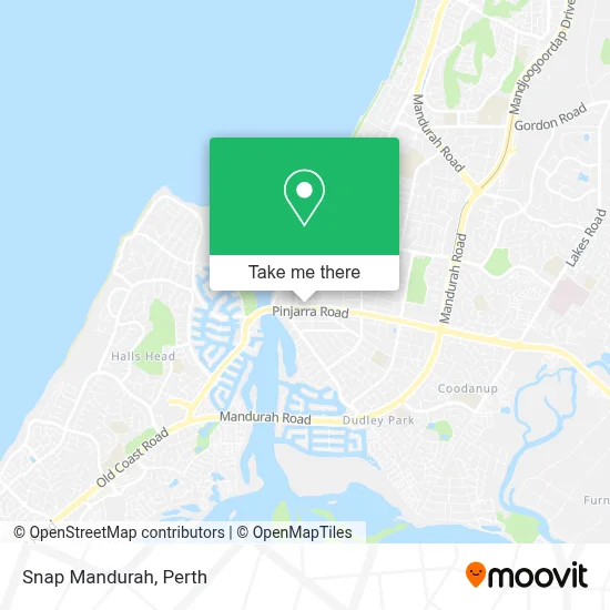 Mapa Snap Mandurah