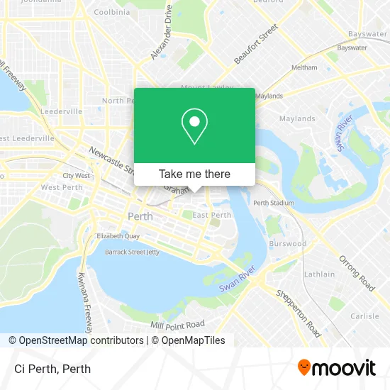 Ci Perth map