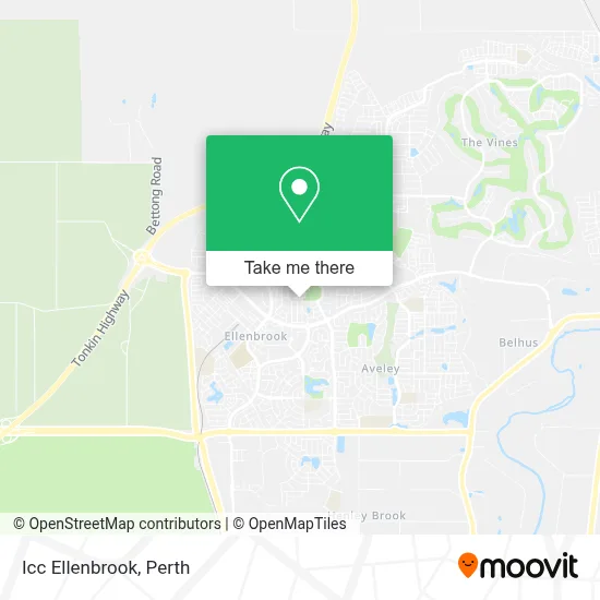 Mapa Icc Ellenbrook
