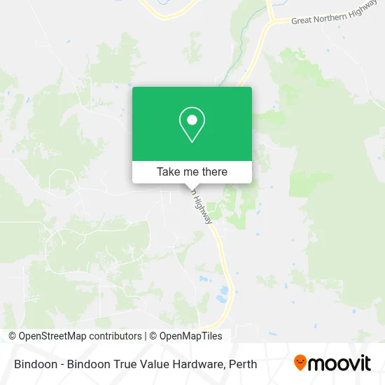 Mapa Bindoon - Bindoon True Value Hardware