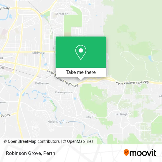 Mapa Robinson Grove