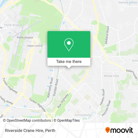 Riverside Crane Hire map
