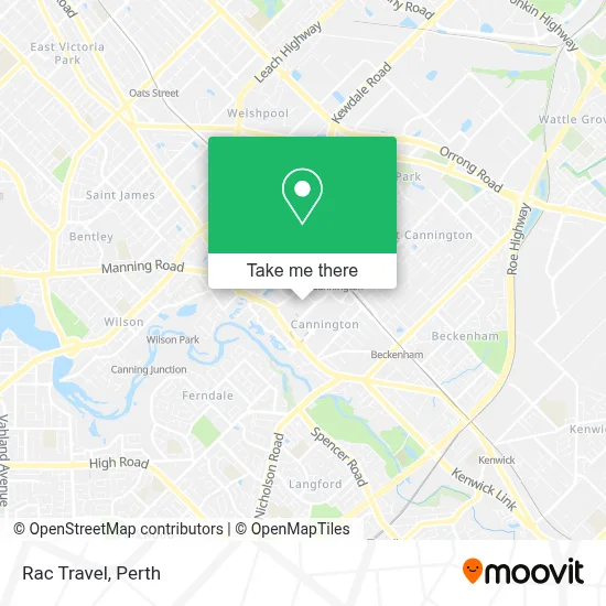 Mapa Rac Travel