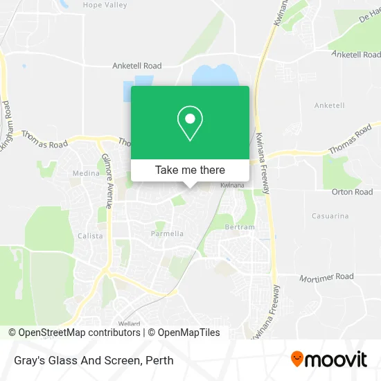 Mapa Gray's Glass And Screen