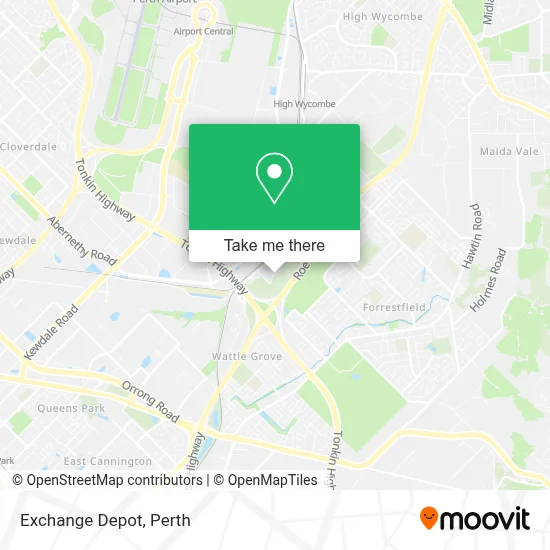 Mapa Exchange Depot