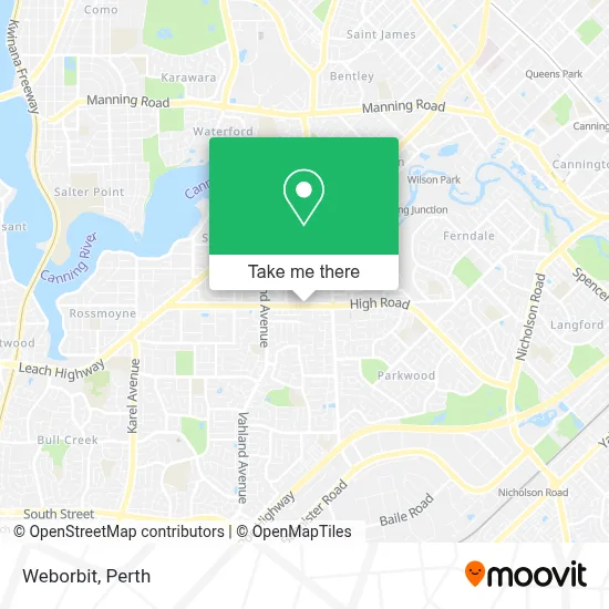 Mapa Weborbit