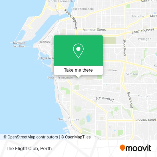 Mapa The Flight Club