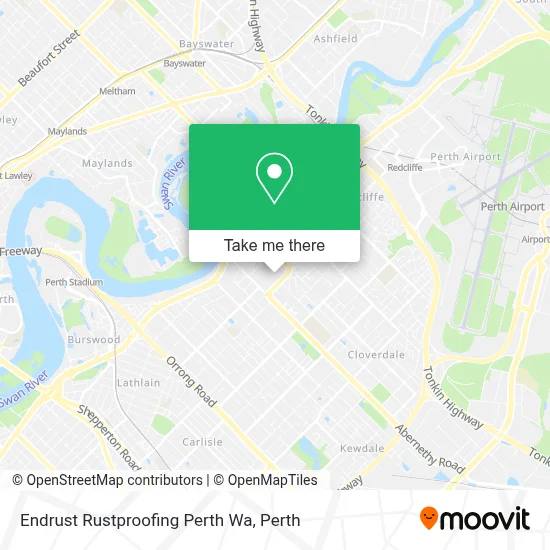 Mapa Endrust Rustproofing Perth Wa