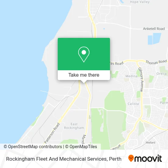 Mapa Rockingham Fleet And Mechanical Services