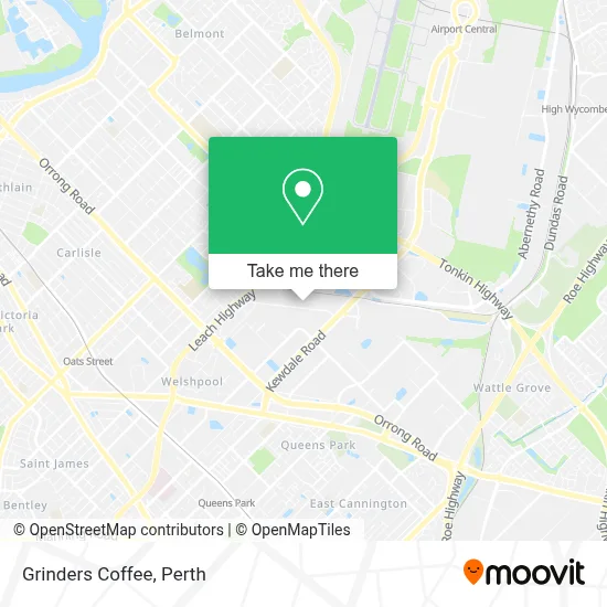 Mapa Grinders Coffee