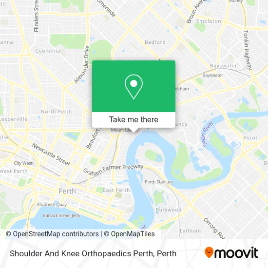 Mapa Shoulder And Knee Orthopaedics Perth