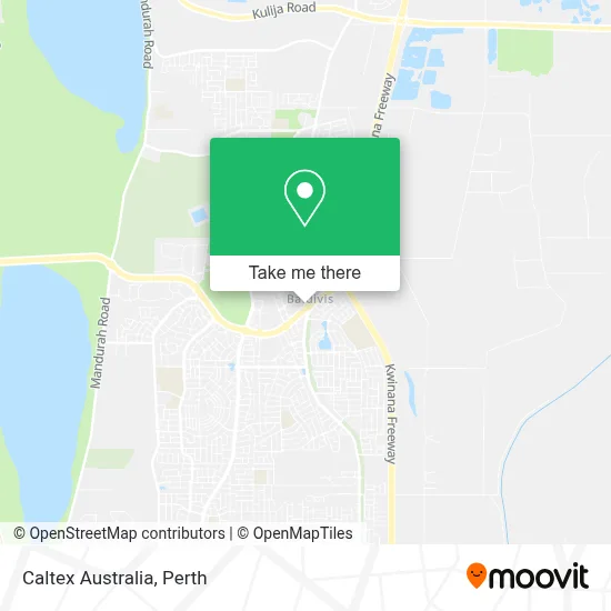 Mapa Caltex Australia