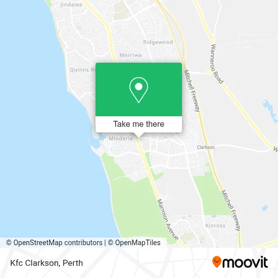 Mapa Kfc Clarkson