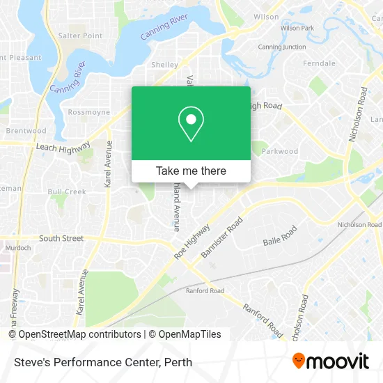 Mapa Steve's Performance Center
