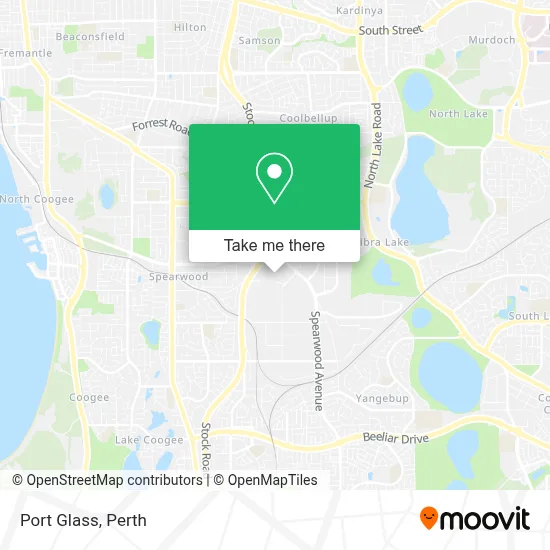 Mapa Port Glass