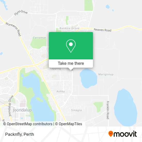 Mapa Packnfly