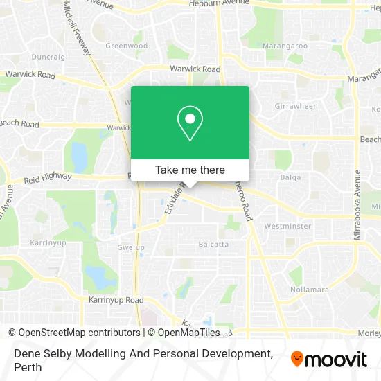 Dene Selby Modelling And Personal Development map