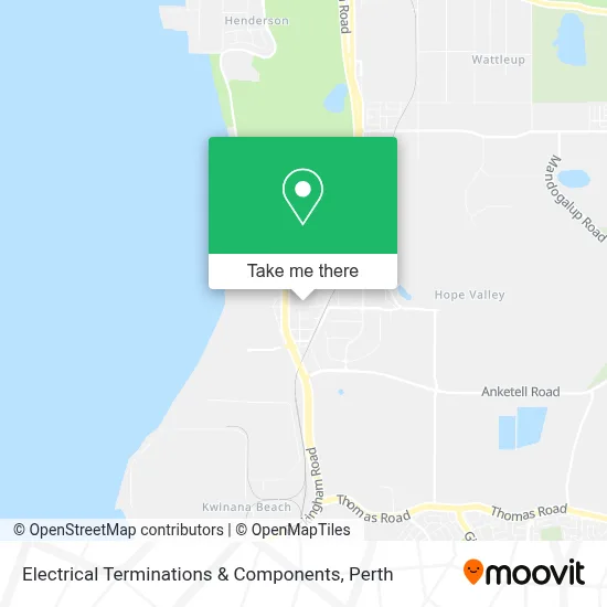 Electrical Terminations & Components map