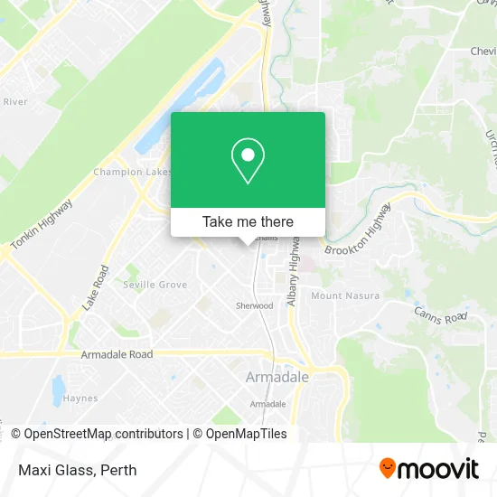 Mapa Maxi Glass