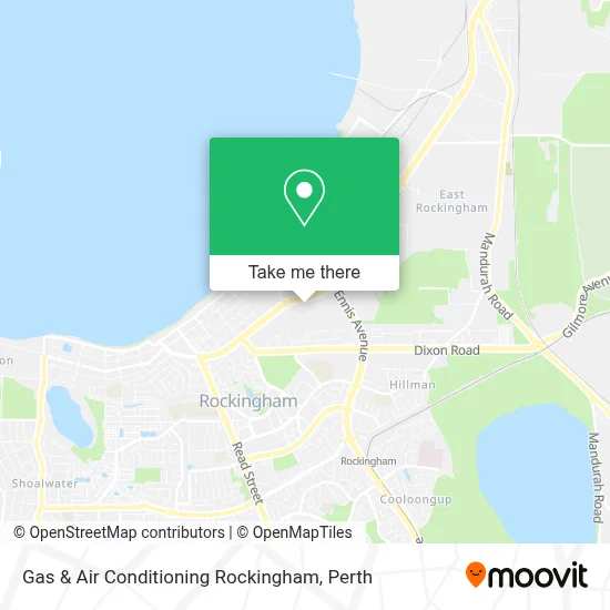 Mapa Gas & Air Conditioning Rockingham