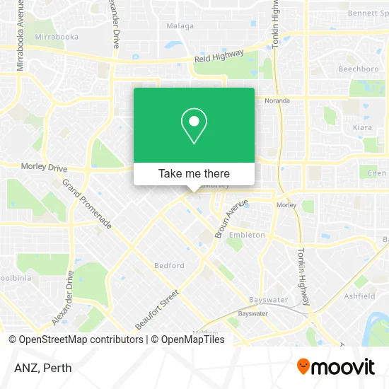 Mapa Anz