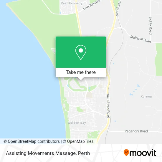 Mapa Assisting Movements Massage