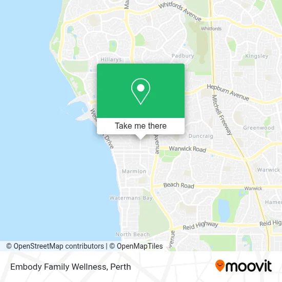 Mapa Embody Family Wellness