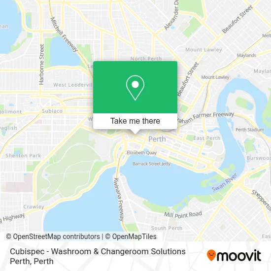 Mapa Cubispec - Washroom & Changeroom Solutions Perth