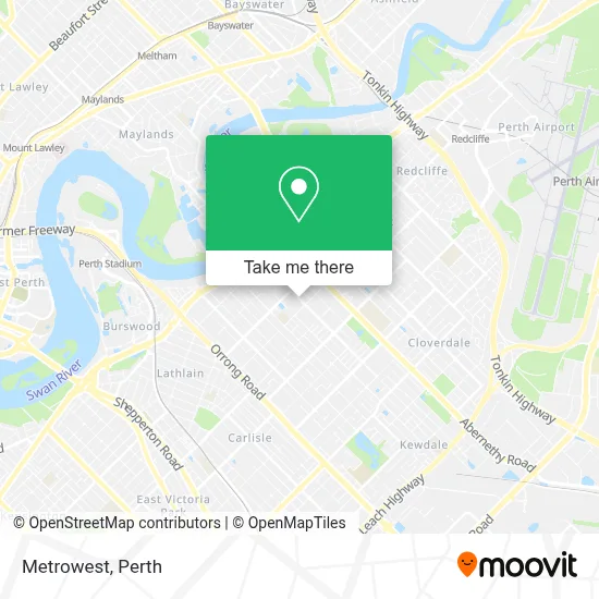 Mapa Metrowest