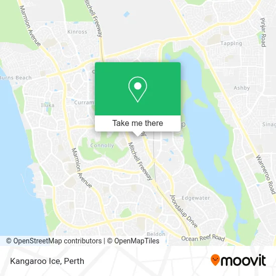 Mapa Kangaroo Ice