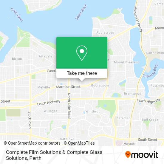 Mapa Complete Film Solutions & Complete Glass Solutions