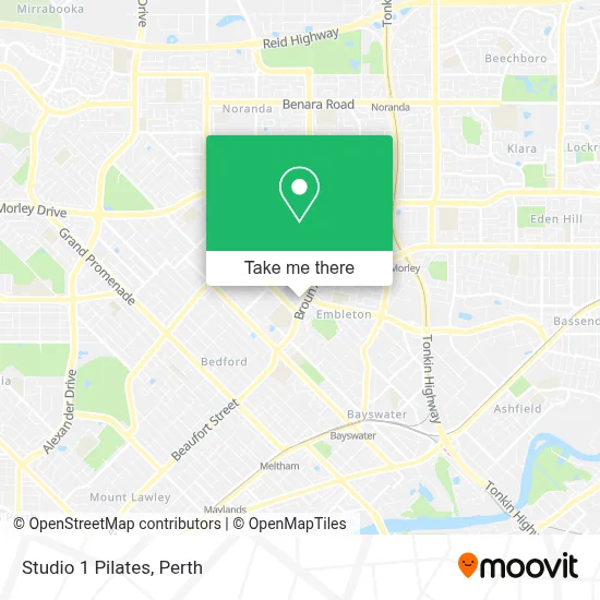 Mapa Studio 1 Pilates