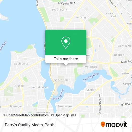 Mapa Perry's Quality Meats