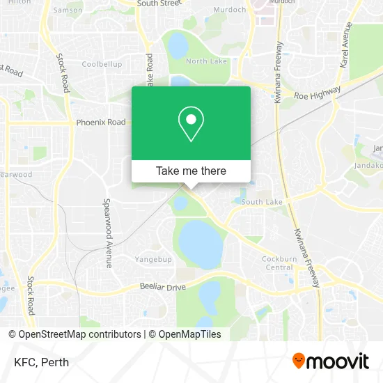 Mapa Kfc